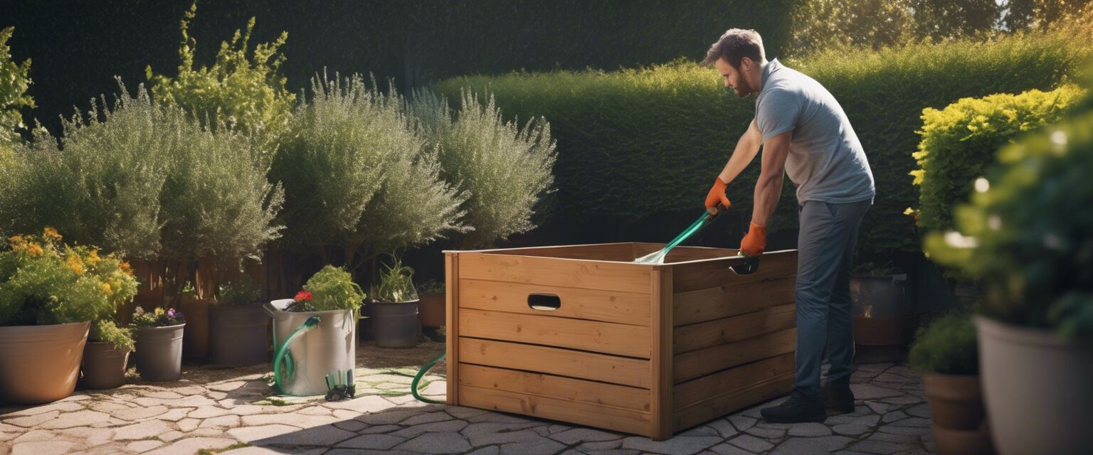 Garden storage box maintenance