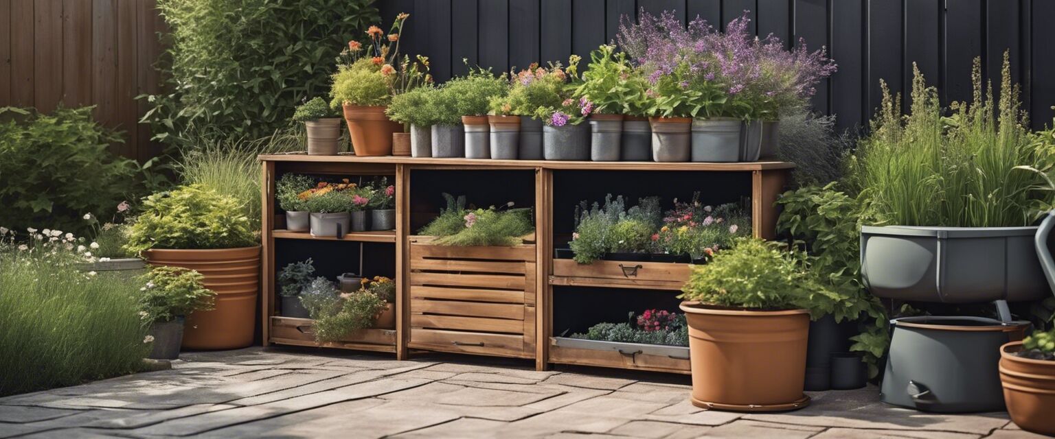 Inspiration for garden storage organization