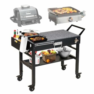 Portable Outdoor Grill Cart