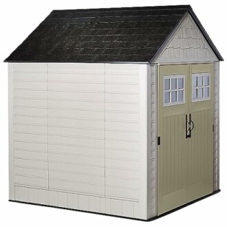 Rubbermaid 7x7 Foot Durable Weatherproof Resin Outdoor Storage Shed